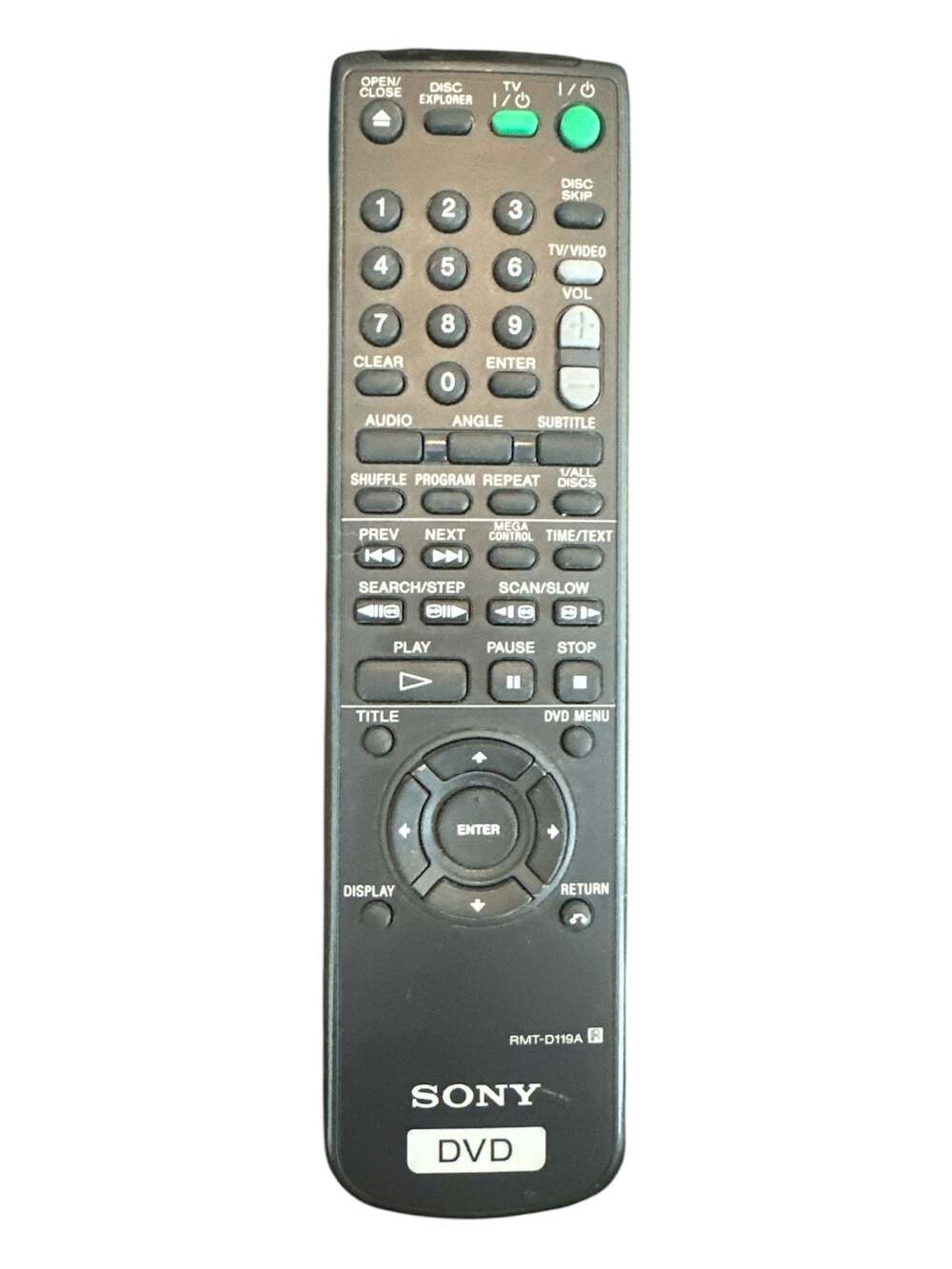 Sony RMT-D119A DVD Player Remote Control - Picture 1 of 2